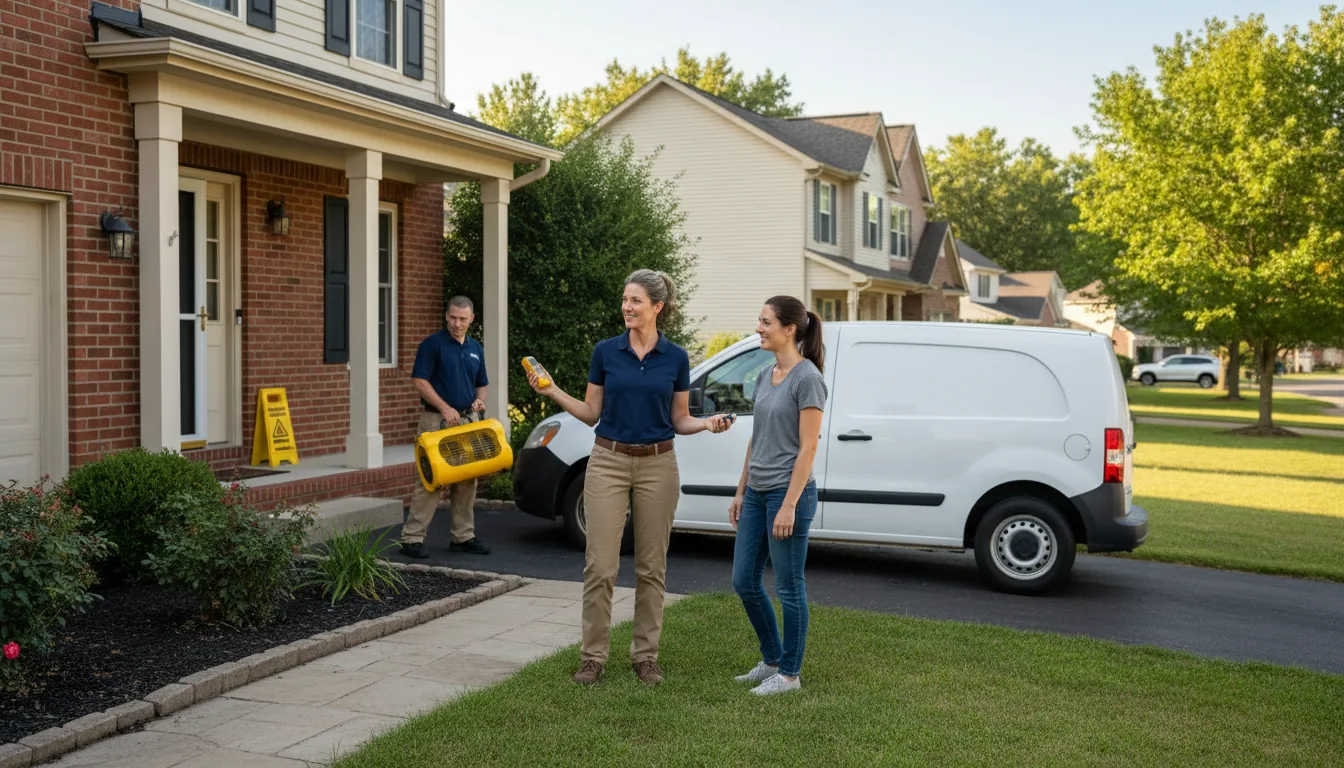 Residential water damage restoration in Moultrie, GA